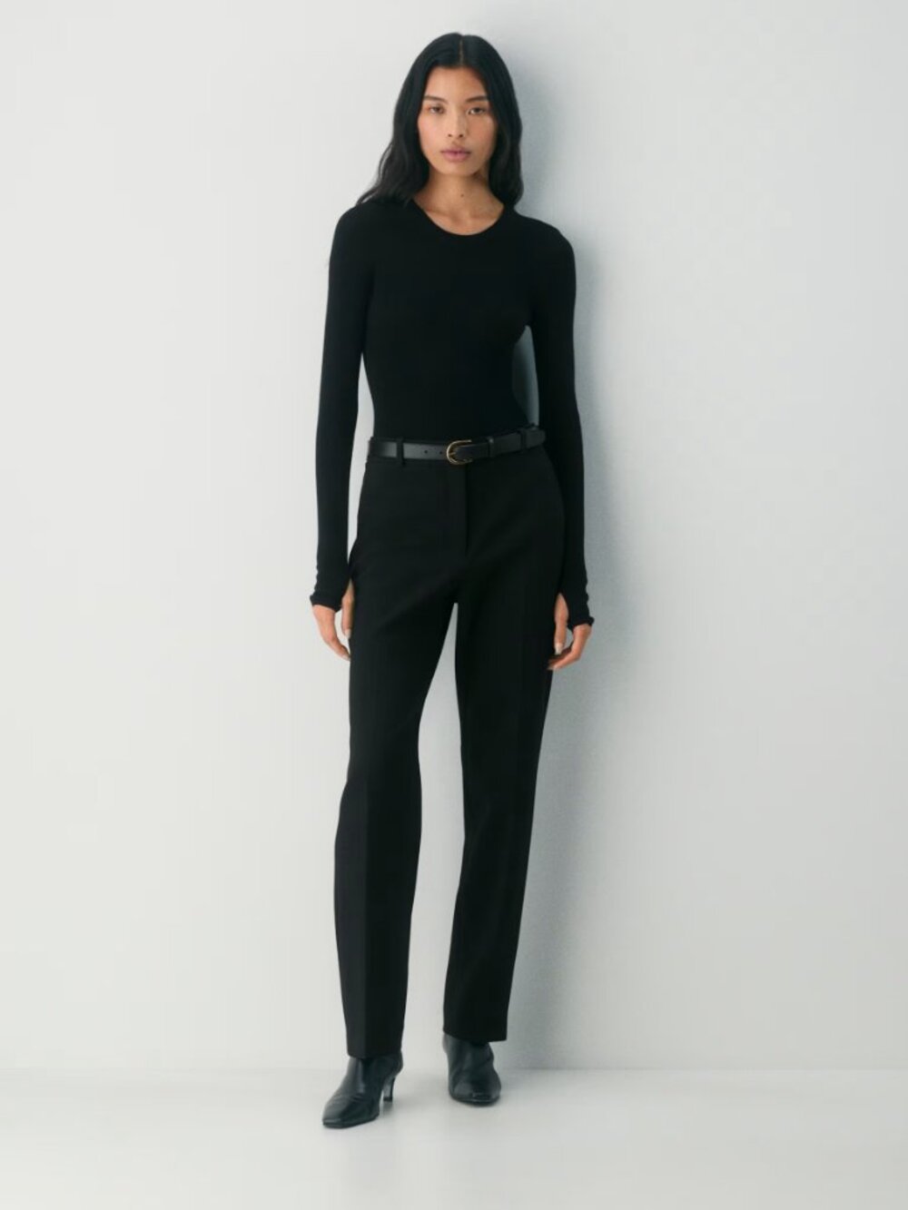 Wilfred Oats Merino Wool Knit Sweater Medium Women’s Black EUC